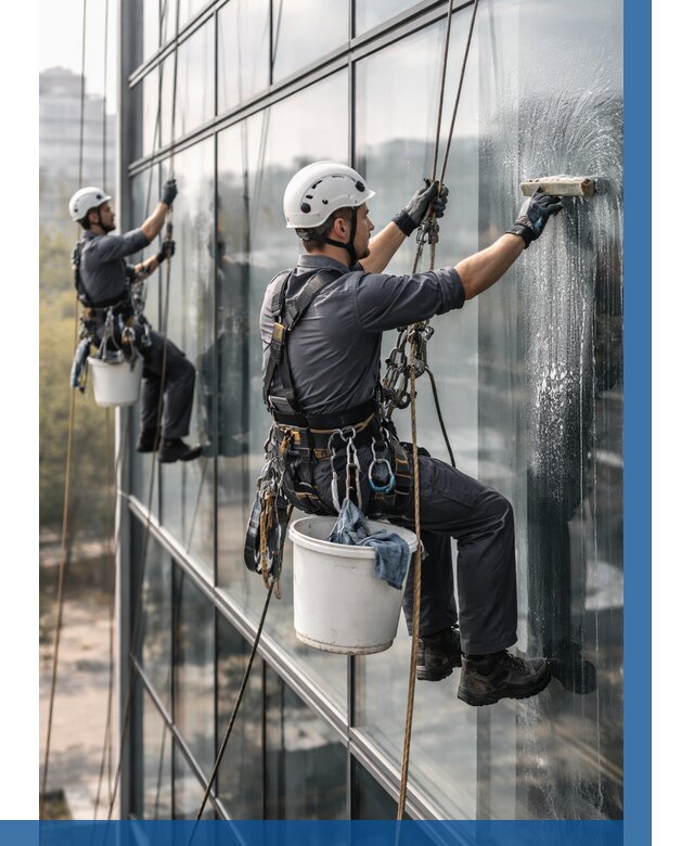 Мойка сплошного остекления в Курганинске, заказать от 312 р.| ВЫСОТНИК-Кгн