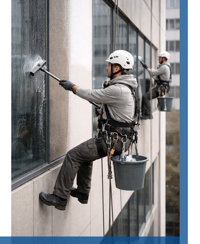 Мойка фасадов зданий в Курганинске под ключ от 364 р. | ВЫСОТНИК-Кгн