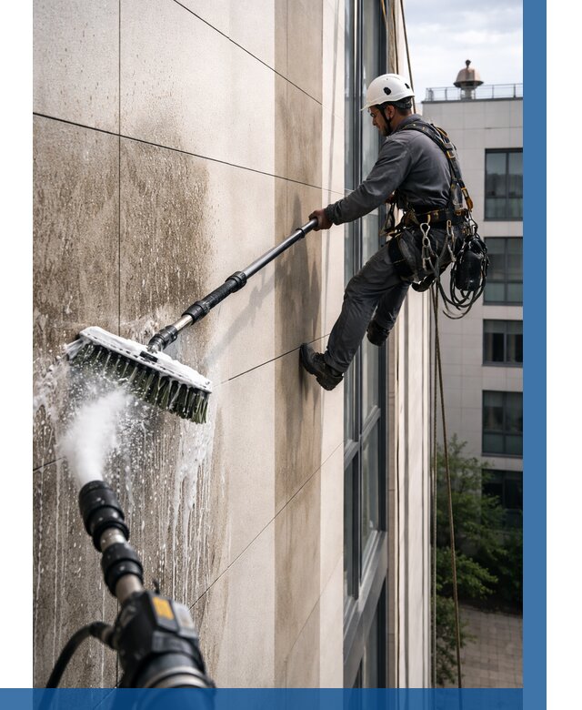 Мойка фасада из керамогранита в Курганинске от 312 р. | ВЫСОТНИК-Кгн