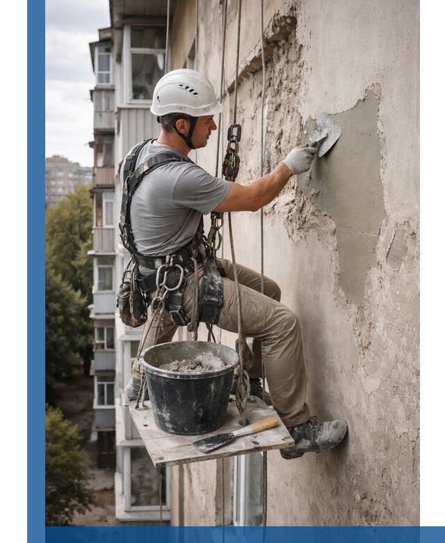 Восстановление фасадной штукатурки в Курганинске с гарантией качества