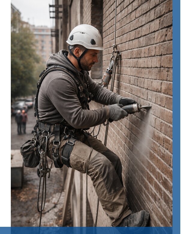 Расшивка кирпичных швов в Курганинске от 624 р. | ВЫСОТНИК-Кгн