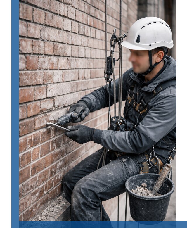 Расшивка кирпичных швов фасадов и стен, ремонт в Курганинске