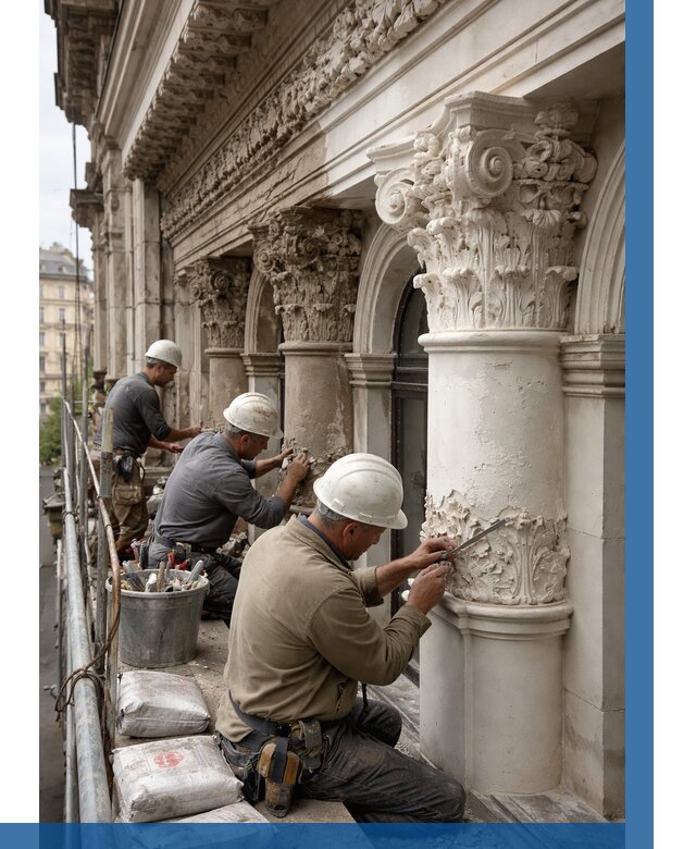 Реставрация фасадной лепнины в Курганинске от 2600 р. | ВЫСОТНИК-Кгн