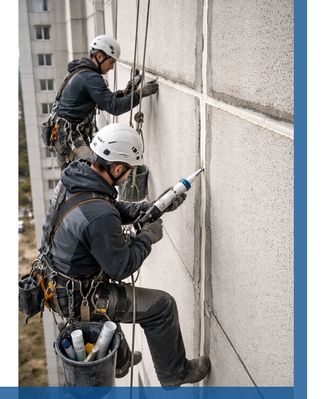 Герметизация межпанельных швов в Курганинске от 728 р. | ВЫСОТНИК-Кгн