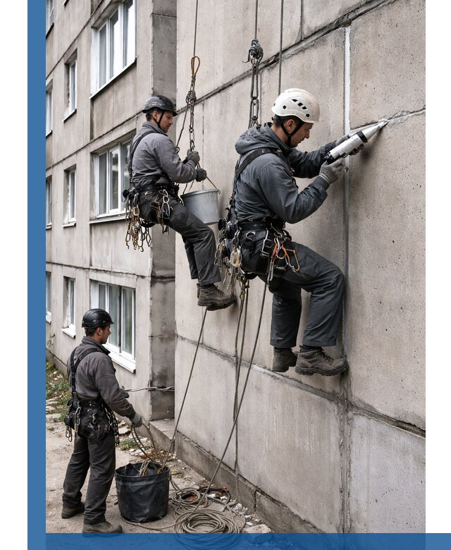 Герметизация межпанельных швов в Курганинске с гарантией герметичности