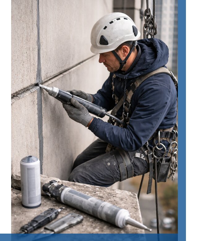 Вторичная герметизация швов в Курганинске от 468 р. | ВЫСОТНИК-Кгн