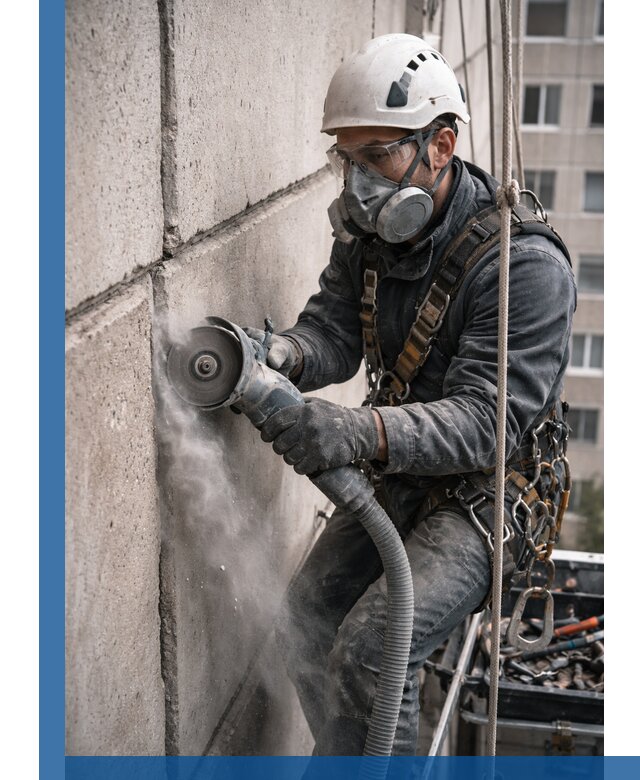 Штробление межпанельных швов в Курганинске качественно и быстро