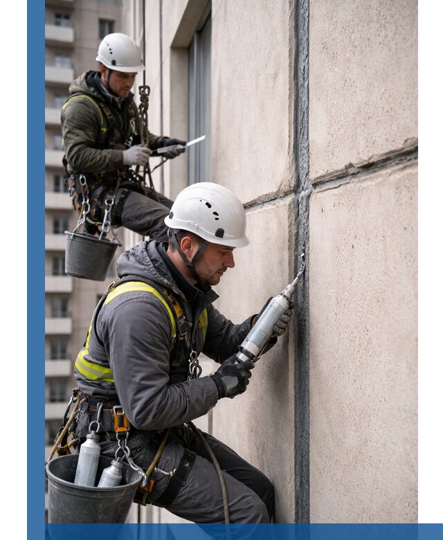 Герметизация деформационных швов фасада в Курганинске качественно