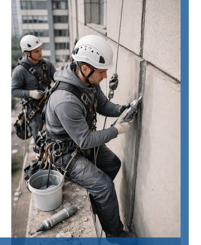 Ремонт деформационных швов здания в Курганинске от 1040 р. | ВЫСОТНИК-Кгн