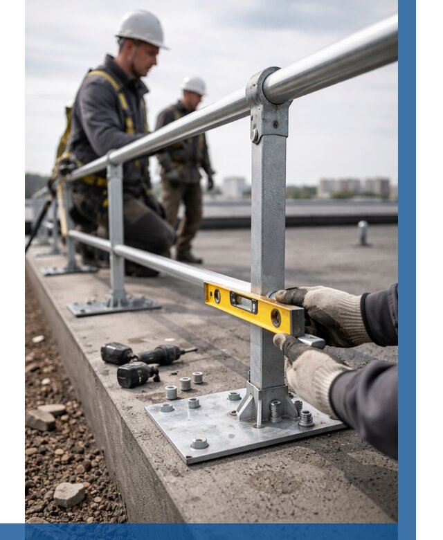 Монтаж кровельного ограждения в Курганинске от 1248 р. | ВЫСОТНИК-Кгн