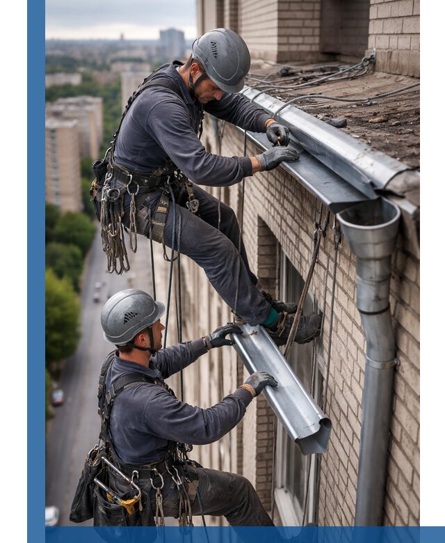 Ремонт водосточных желобов в Курганинске, быстро и качественно