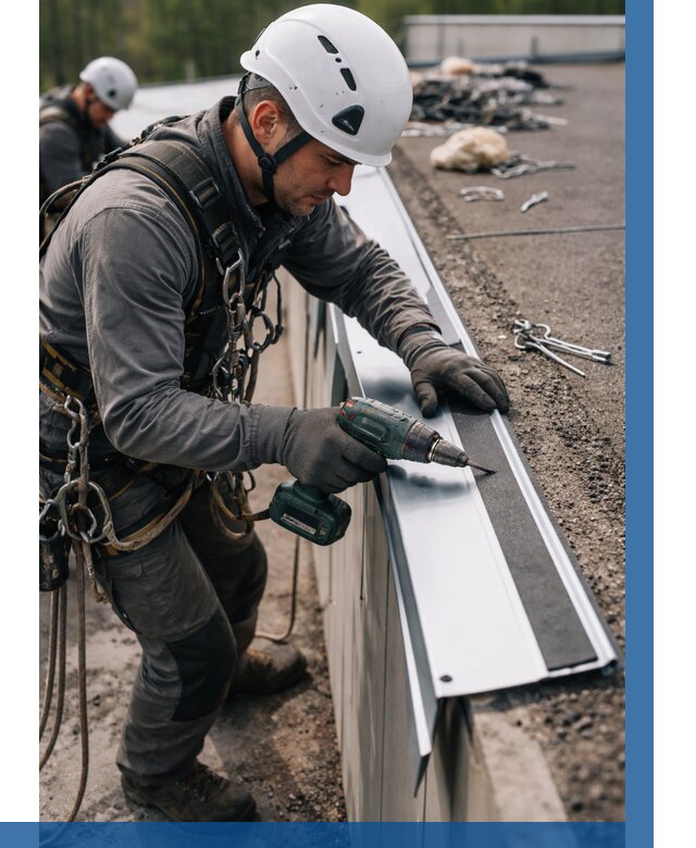 Монтаж капельника на кровле в Курганинске от 312 р. | ВЫСОТНИК-Кгн