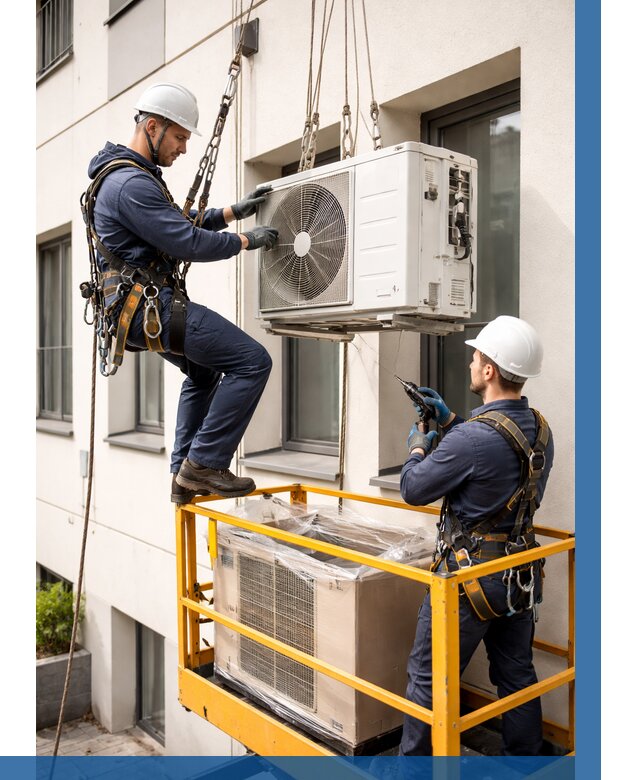 Демонтаж внешнего блока кондиционера в Курганинске от 3640 р. | ВЫСОТНИК-Кгн