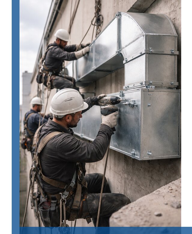 Профессиональный монтаж вентиляционных коробов в Курганинске под ключ