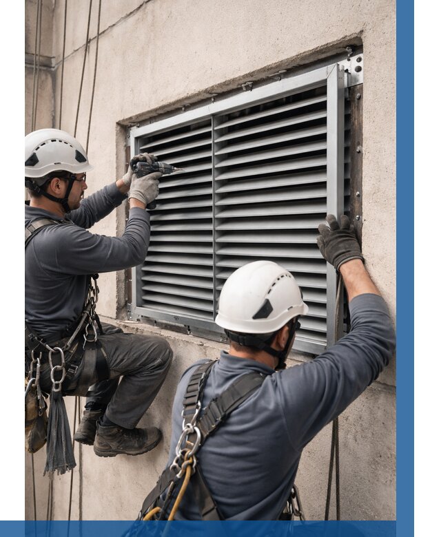 Монтаж вентиляционных решеток в Курганинске от 4680 р. | ВЫСОТНИК-Кгн