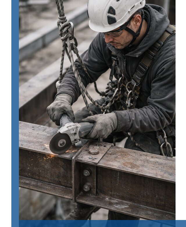 Резка металла на высоте в Курганинске для зданий и конструкций