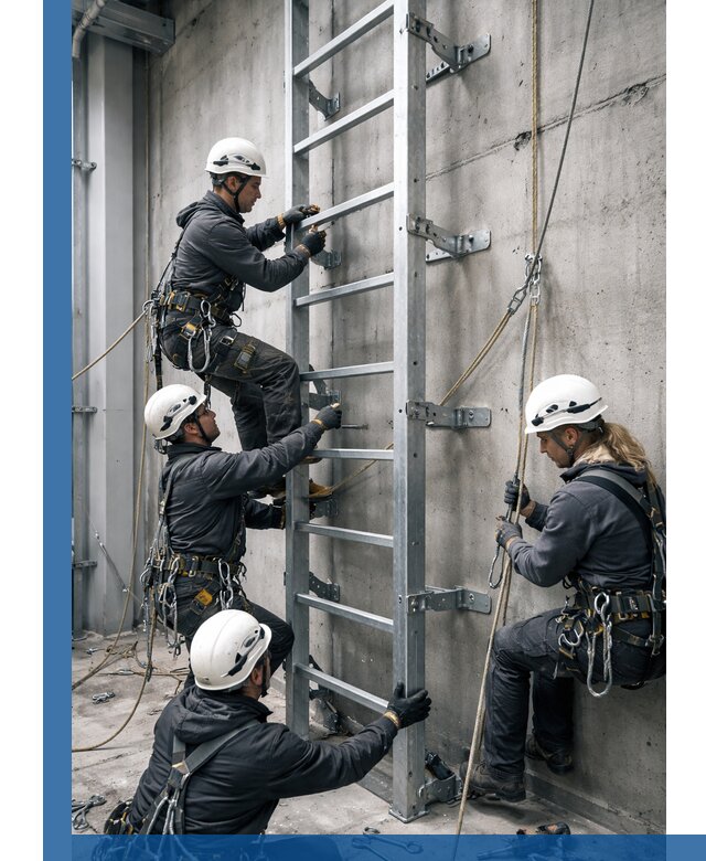 Монтаж металлических лестниц в Курганинске под ключ со гарантией