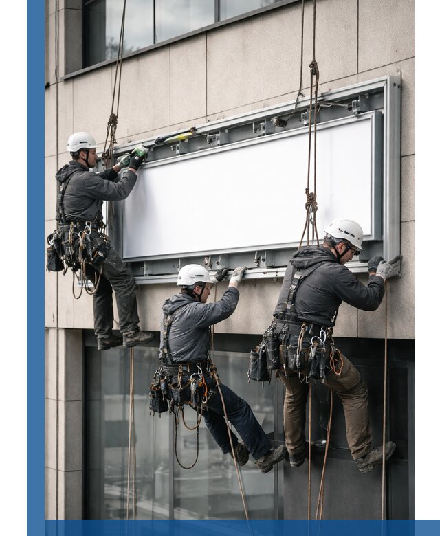 Профессиональный монтаж светового короба под ключ в Курганинске