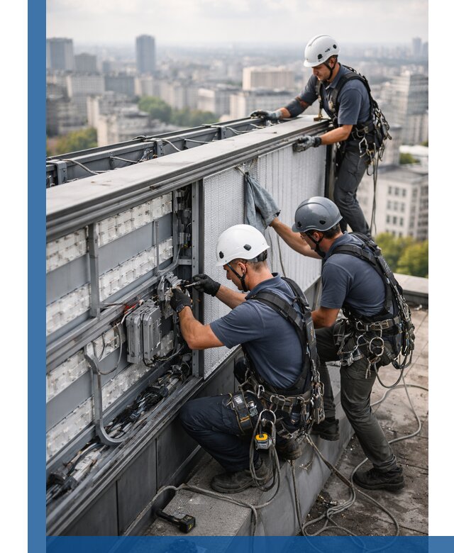 Профессиональное обслуживание крышной рекламы в Курганинске под ключ