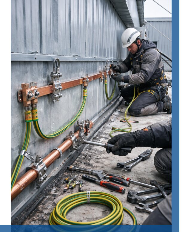 Монтаж заземления здания в Курганинске от 26003 р. | ВЫСОТНИК-Кгн