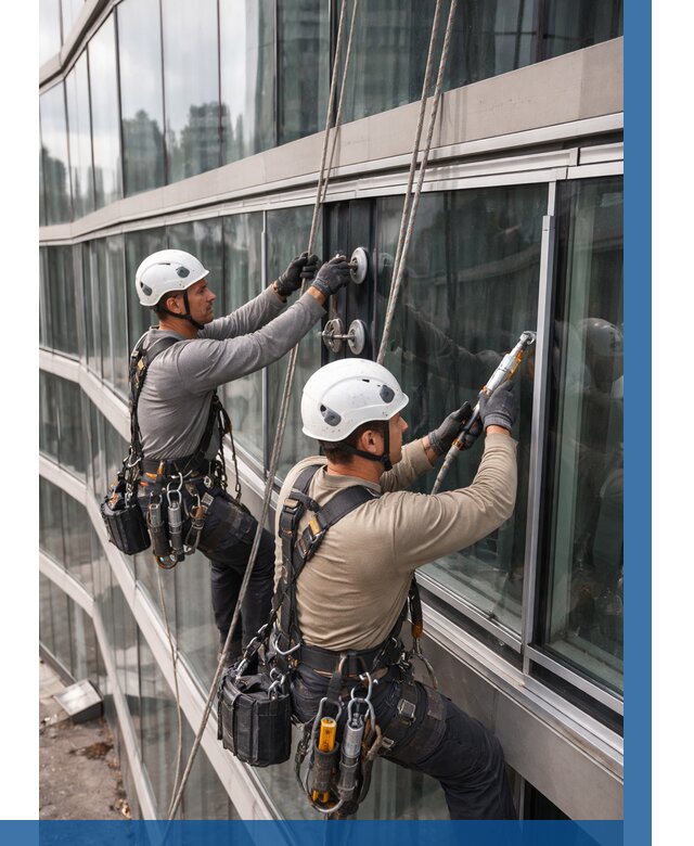 Радиусное остекление фасада в Курганинске от 12481 р. | ВЫСОТНИК-Кгн