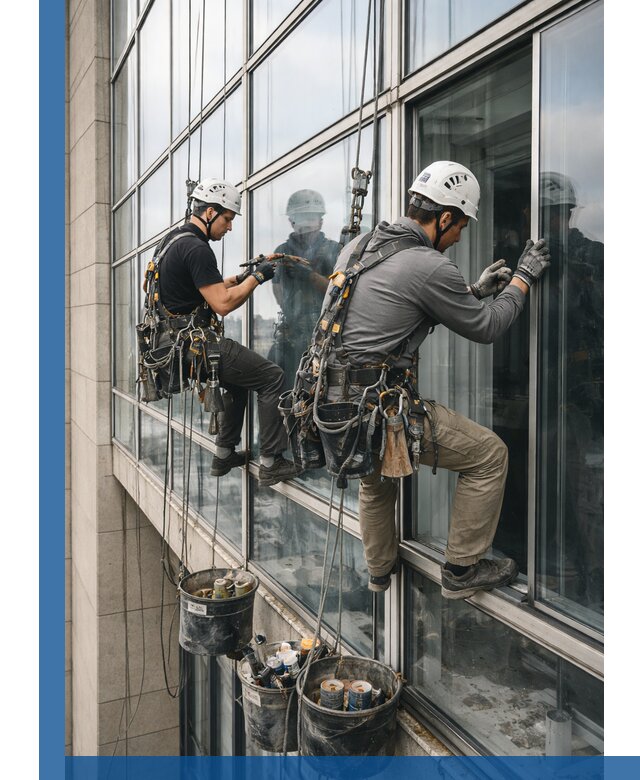 Ремонт витражных конструкций и фасадного остекления в Курганинске