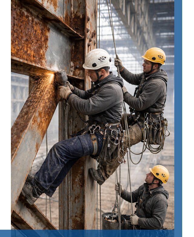 Зачистка металла от ржавчины в Курганинске от 364 р. | ВЫСОТНИК-Кгн