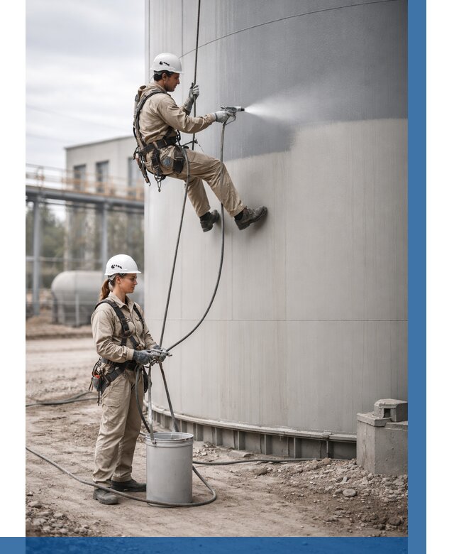 Покраска резервуаров в Курганинске от 1248 р. | ВЫСОТНИК-Кгн — заказать