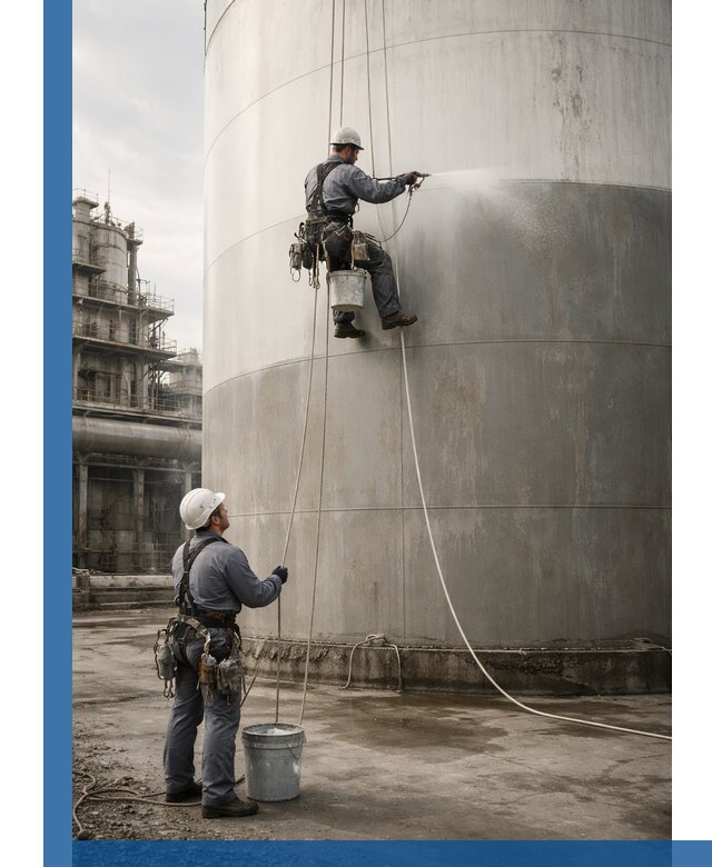 Покраска стальных резервуаров и емкостей в Курганинске профессионально