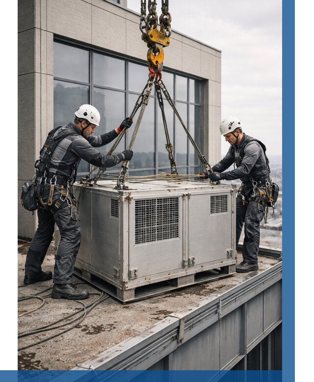 Такелажные работы на высоте в Курганинске от 8321 р. | ВЫСОТНИК-Кгн