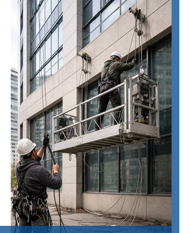 Монтаж и подъем фасадной люльки в Курганинске от 12481 р. | ВЫСОТНИК-Кгн