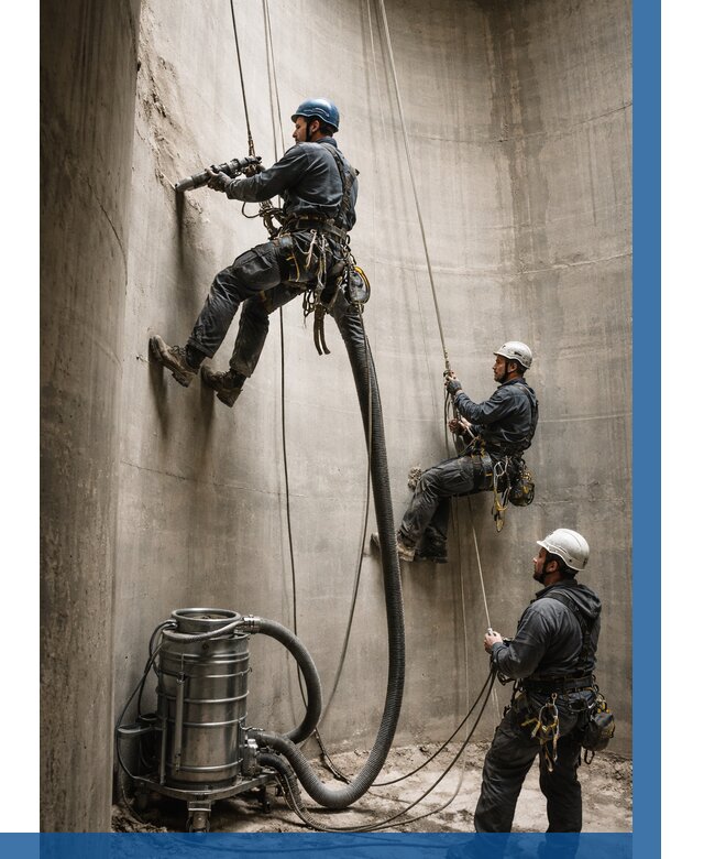 Зачистка силосов в Курганинске от 4680 р. Договор и смета ВЫСОТНИК-Кгн