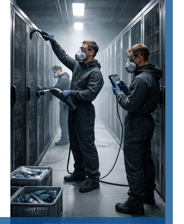 Обеспыливание серверной комнаты в Курганинске от 4680 р. | ВЫСОТНИК-Кгн