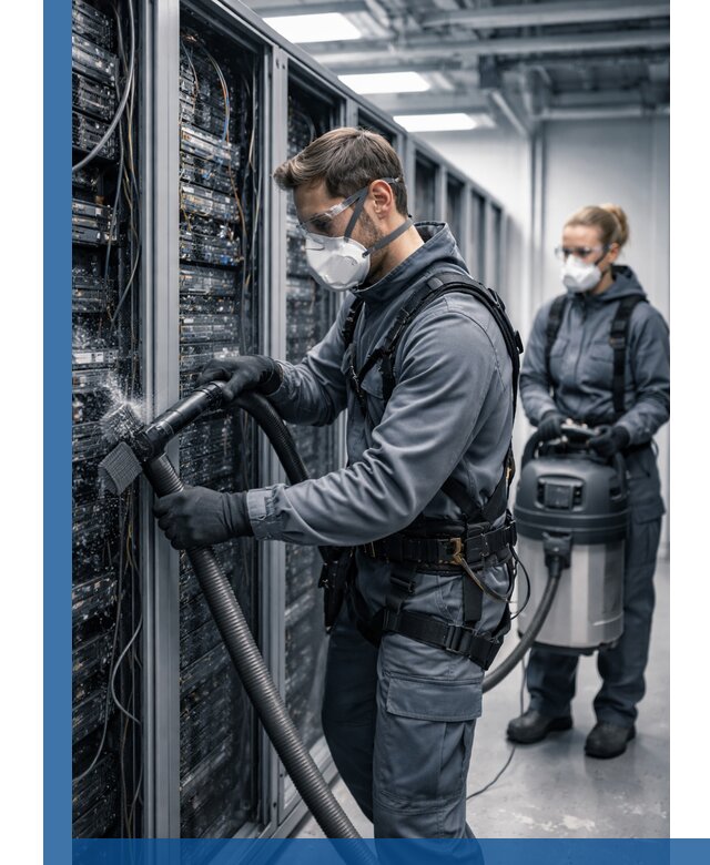 Обеспыливание серверной комнаты в Курганинске, профессиональная очистка