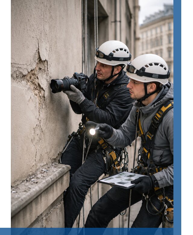 Фотофиксация дефектов фасада в Курганинске от 4680 р. | ВЫСОТНИК-Кгн