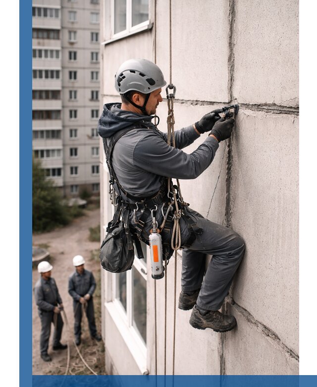 Обследование межпанельных швов и герметизация в Курганинске